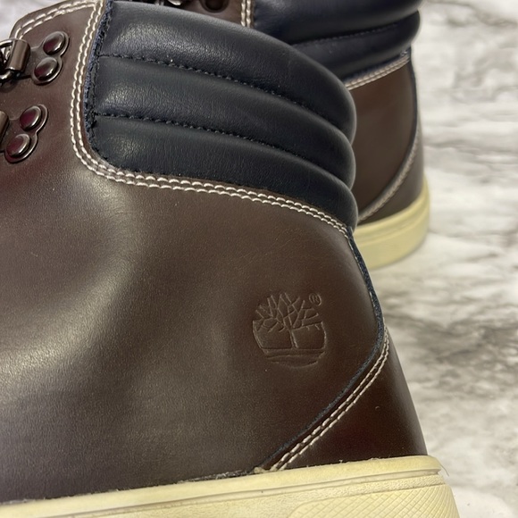 Timberland Men\'s Black and Brown Boots leather sneakers size 10 main image 9